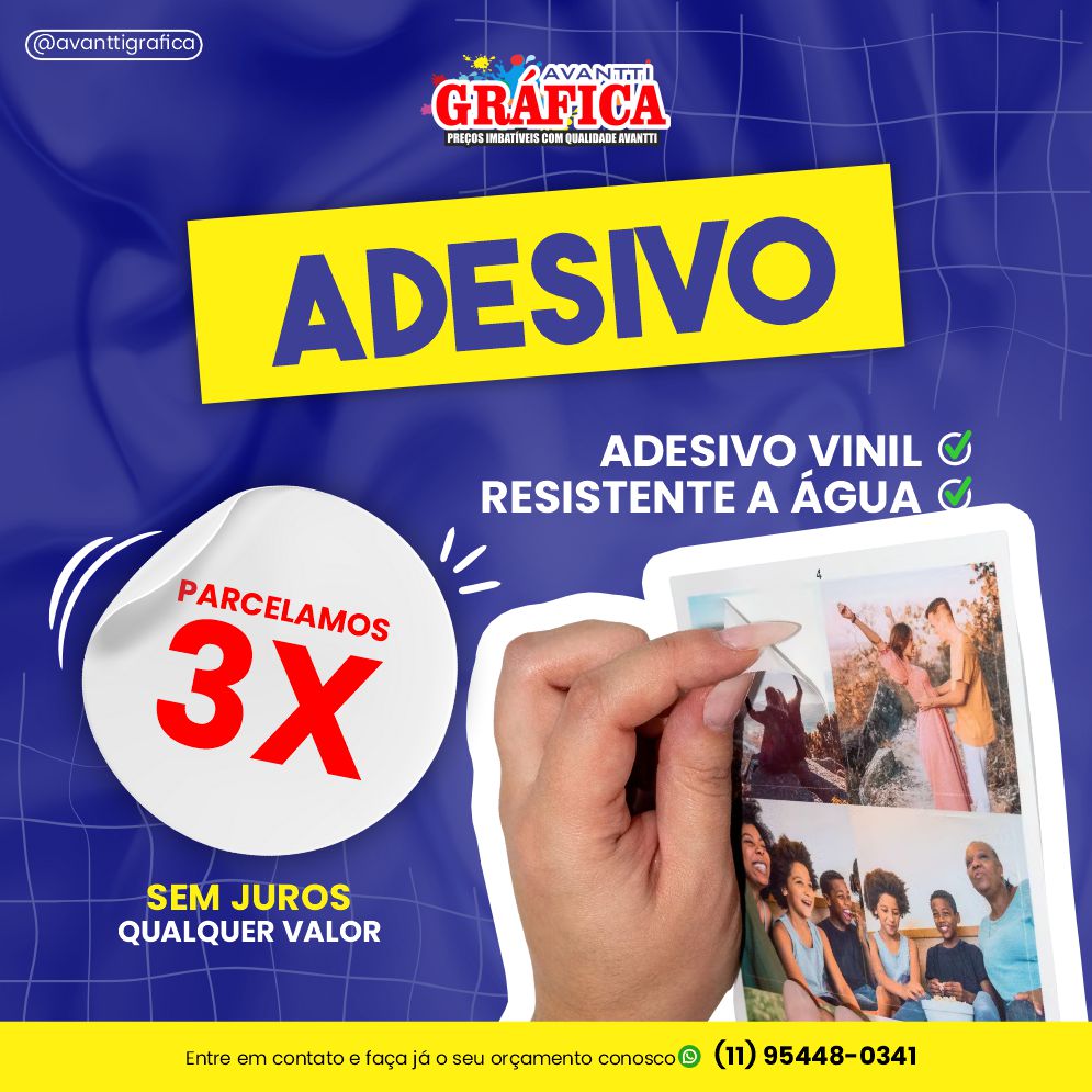 Gráfica Avantti - Impressão de adesivo